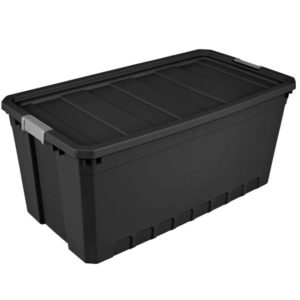 Sterilite 50 Gal./189L Black Stacker Storage Tote