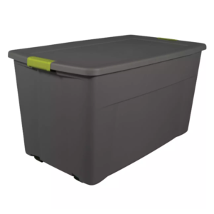 Sterilite 45 Gal. Gray Latch Wheeled Storage Tote